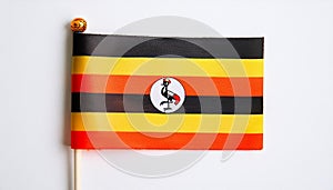 Uganda Flag. The National Flag of Uganda