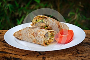 Ugandan Rolex, a popular food item in Uganda