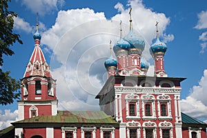 Uglich. The church of Dimitri on blood.