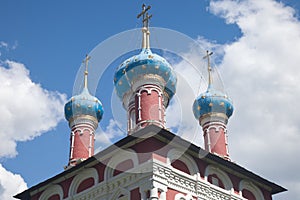 Uglich. The church of Dimitri on blood.