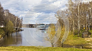 Uglich, cruise ship on Volga