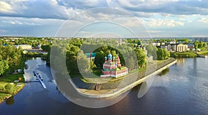 The Uglich Kremlin - aerial view photo