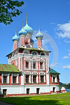 UGLICH, RUSSIA. A fragment of church of the tsarevitch Dimitrii on Blood