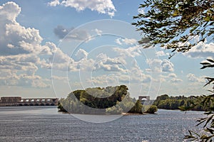 Uglich. Yaroslavl region. Uglich hydroelectric power station photo