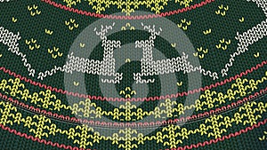 Ugly Sweater Christmas Unzip 4K Loop