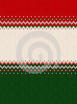 Ugly sweater Merry Christmas party ornament background seamless pattern