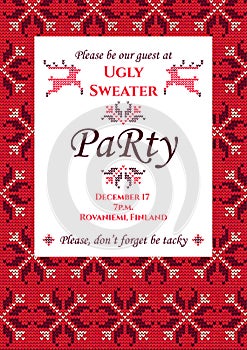 Ugly Sweater Party