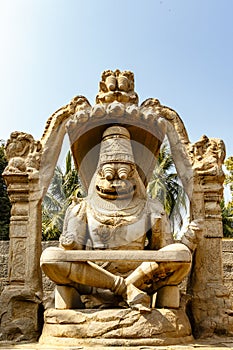 Ugra Narasimha Swamy Statue, Hampi, Karnataka, India