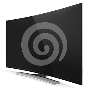 UHD Smart Tv with Curved Screen photo