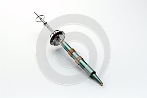 Uhf Antenna on white background