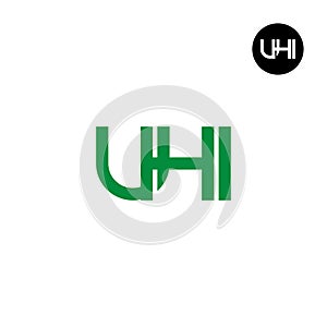 UHI Logo Letter Monogram Design