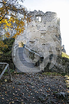 Uhrovec castle ruins, Slovakia