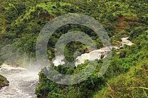 Uhuru Falls in Murchison Falls National Park