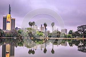 Uhuru Park is a 12.9 hectare recreational park adjacent to the central business district of Nairobi, Kenya.