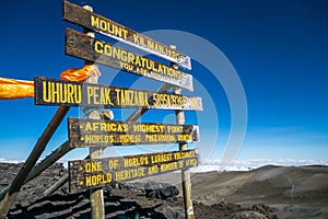 Uhuru Peak, Mount Kilimanjaro, Tanzania