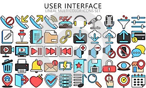 UI and basic app icons set