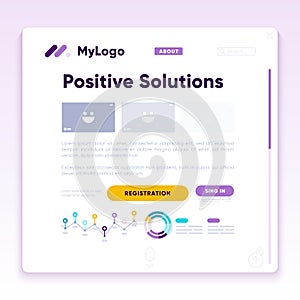 Ui dashboard. Ux app kit with finance graphs