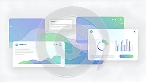 UI Design, Data Analytics Dashboard, Modern Web Interface