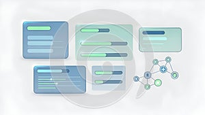 UI Design Elements User Interface, Data Visualization, Progress Bar