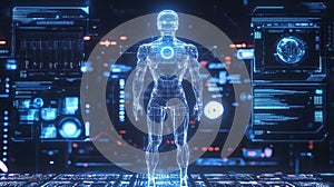 ui expanding ai interface in a wireframe design