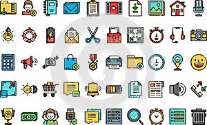 Ui interface icons High-Quality Vector Icons Collection with Editable Stroke. Ideal for Professional and Creative