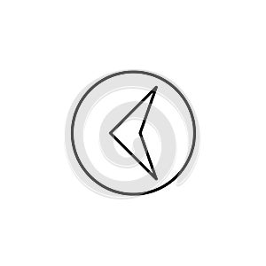 Left arrow icon