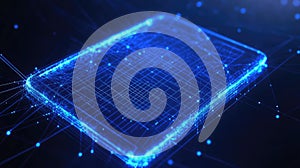 ui radiant tablet in wireframe design