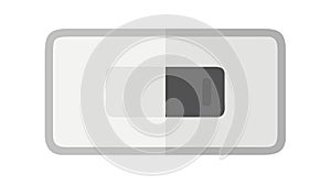 UI Slider Bar Icon for Adjustable Settings & Volume, vector design Generative AI