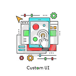 UI UX Custom Design Developing User Experience