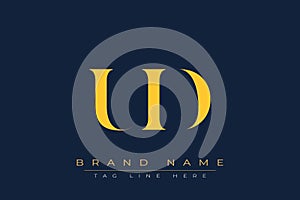 UID abstract letter logo design