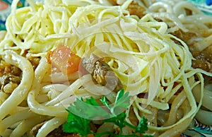 Uigur noodle soup Lagman photo
