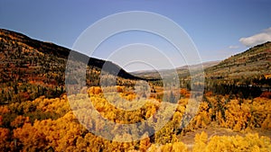 Uinta Wasatch Cache national forest in autumn time