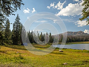 Uinta-Wasatch-Cache National Forest, Mirror Lake, Utah, United States, America, near Slat Lake and Park City