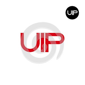 UIP Logo Letter Monogram Design