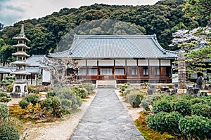 Uji Koshoji temple in Kyoto, Japan