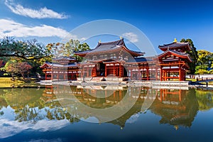 Uji, Kyoto, Japan - famous Byodo-in Buddhist temple. photo