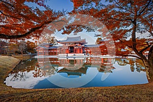 Uji, Kyoto, Japan - famous Byodo-in Buddhist temple photo