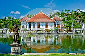 Ujung Water Palace showplace in Karangasem Regency. Bali, Indonesia photo