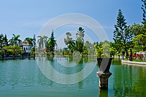 Ujung Water Palace showplace in Karangasem Regency. Bali, Indonesia photo