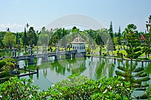 Ujung Water Palace showplace in Karangasem Regency. Bali, Indonesia