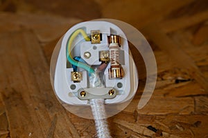 UK 3 pin mains plug