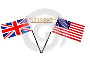 The Uk & American Flags