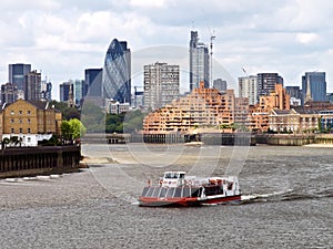 UK - The City of London - River Thames