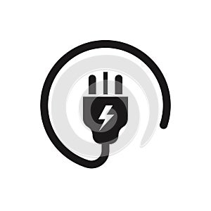 Uk electric plug icon. Vector