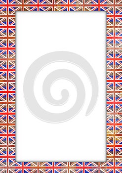 UK flag border