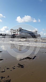 Uk grand pier weston super mare uk gallery sky