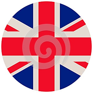 UK of Great Britain flag, official colors and proportion correctly. National UK of Great Britain flag. Vector illustration