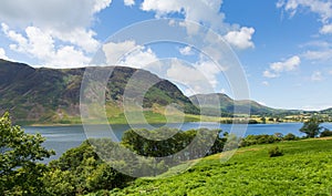 UK Lake District Crummock Water Cumbria North West England UK between Buttermere and Loweswater