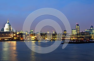 UK - London - St Pauls Cathedral and the City