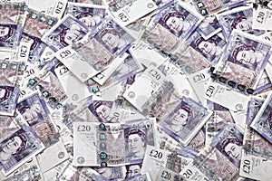 UK money banknotes